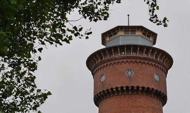 Wasserturm von Borkum: Nistplätze in der Turmspitze