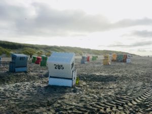 Strandkörbe auf Langeoog