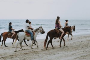 Reiten am Strand