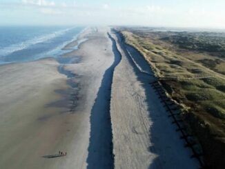 Lies und NLWKN geben Lageeinschätzung zu den Strandabbrüchen auf den Ostfriesischen Inseln nach Sturmflut vom Wochenende