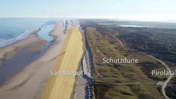 Strandaufspülung auf Langeoog beginnt nach Pfingsten