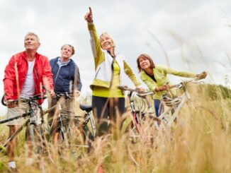 Abenteuer auf zwei Rädern-die Nase im Wind